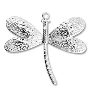 Colgantes Acero Inox lib&eacute;lula Plateado