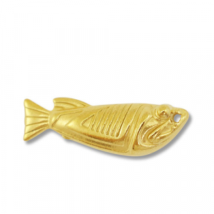 Colgantes Acero Inox pez Dorado