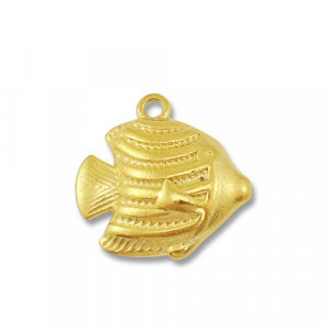 Colgantes Acero Inox pez Dorado