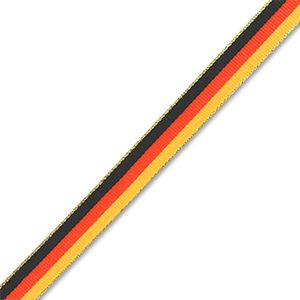 BY31&reg; Cinta con la bandera de Alemania Negro-rojo-amarillo-dorado