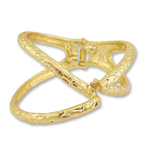 Pulseras llamativas enntrelazado Dorado