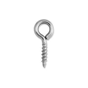 Fornituras Acero Inox perno con anilla Plateado