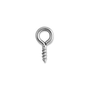 Fornituras Acero Inox perno con anilla Plateado