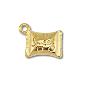 Colgantes Acero Inox caramelo Dorado