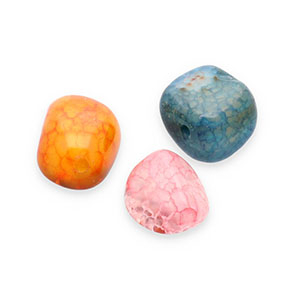 Piedras Naturales abalorios Cuarzo Multicolor