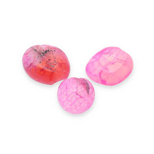 Piedras Naturales abalorios Cuarzo Rosado multicolor
