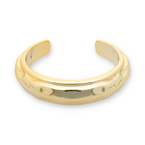 Pulseras bangle de resina Dorado