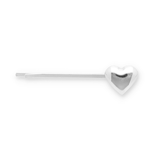 Accesorios para el pelo pasador para pelo coraz&oacute;n Plateado
