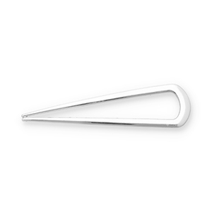 Accesorios para el pelo pinza para pelo francesa Plateado