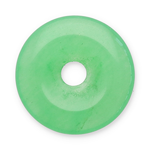 Colgantes de piedra natural &Aacute;gata dona 16mm Verde