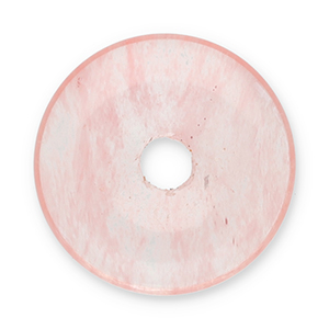Colgantes de piedra natural &Aacute;gata dona 16mm Rosa-transparente