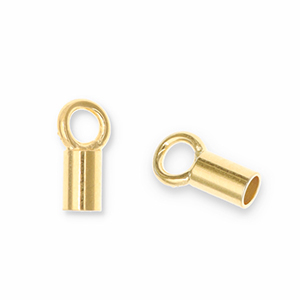 Fornituras met&aacute;licos DQ Eco-brass&reg; terminal Dorado (sin n&iacute;quel)