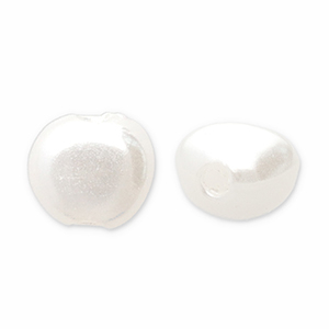 Imitaci&oacute;n de perlas de agua dulce nugget Blanco