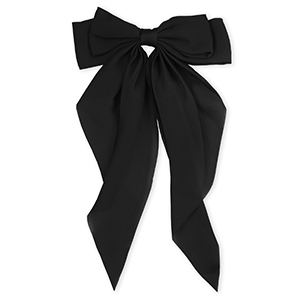 Accesorios para el pelo pinza para pelo con lazo Negro