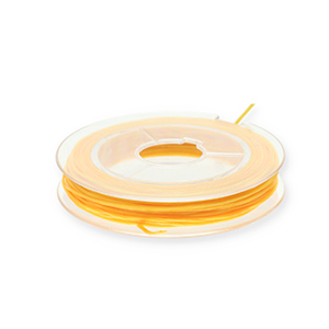Hilo para enfilado el&aacute;stico 0.8mm Amarillo naranja