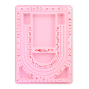 BY31&reg; tablero de enfilado de joyas Rosado 8+2