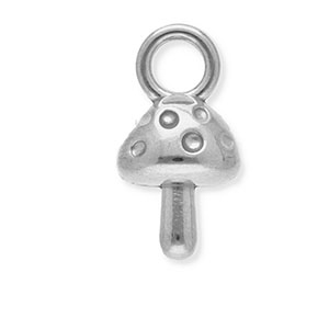Colgantes Acero Inox seta Plateado