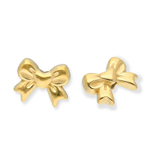 Abalorios Acero Inox lazo Dorado