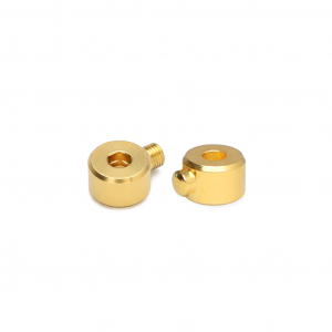 Fornituras met&aacute;licos DQ Eco-brass&reg; chafas tubo Dorado (sin n&iacute;quel)