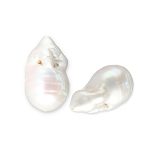 Perlas de agua dulce Blanco natural