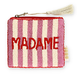 BY31&reg; Neceser "Madame" Rojo-blanco vainilla-rosa malva-dorado