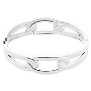 Pulseras Acero Inox Plateado