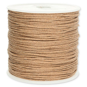 Cord&oacute;n encerado 1mm Beige arena