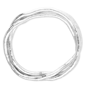 Collares flexible serpiente Plateado