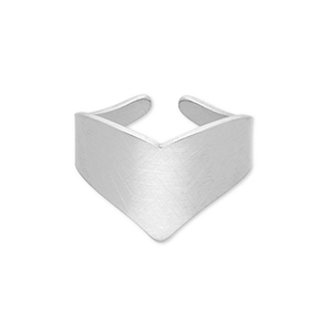 Anillos Acero Inox Plateado