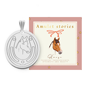 BY31&reg; Colgantes Acero Inox caballo Plateado