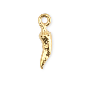 Colgantes Acero Inox pimiento Dorado