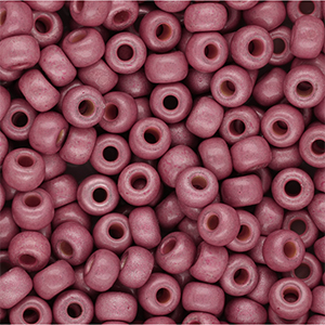 Rocalla Miyuki 6/0 Matted Duracoat Galvanized Hot Pink 6-4210F