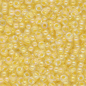 Rocalla Miyuki 8/0 Light Yellow Lined Crystal AB 8-273