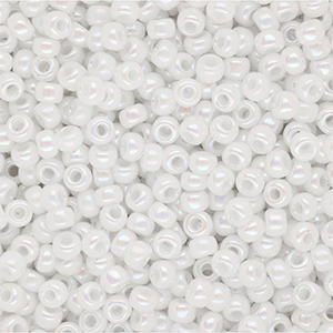 Rocalla Miyuki 8/0 Opaque Ab White 8-471