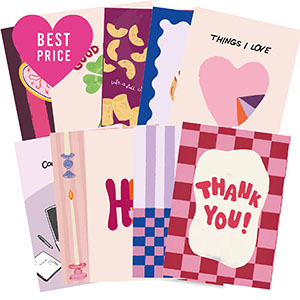 BY31&reg; Tarjetas para joyer&iacute;a surtidas Multicolor