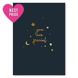 Tarjetas para joyer&iacute;a "You are special" Negro