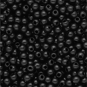 DQ Abalorios acr&iacute;licos 6 mm brillante Black