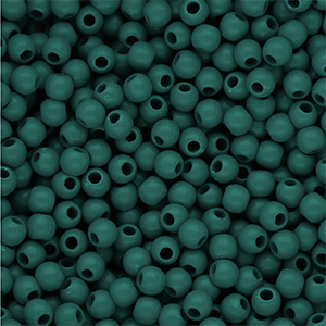 DQ Abalorios acr&iacute;licos 6 mm brillante Mediterranea green 19-4517 TCX