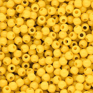 DQ Abalorios acr&iacute;licos 6 mm brillante Vibrant yellow 13-0858 TCX
