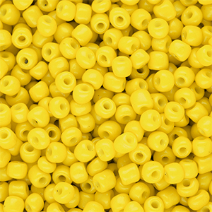 Rocalla cristal 6/0 (4mm) Amarillo
