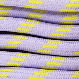 Paracord trendy 10mm P&uacute;rpura lavanda-amarillo