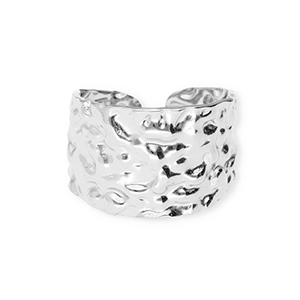 Anillos Acero Inox Plateado