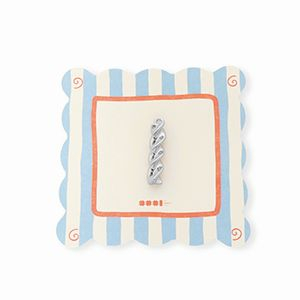 BY31&reg; Colgantes de lat&oacute;n Eco-brass pasta fusilli Plateado