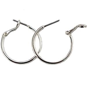 Fornituras met&aacute;licas DQ criolla 20mm Plateado