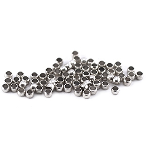 Chafas DQ 2mm cubierta Plata vieja 