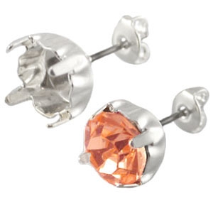 Pendientes para chat&oacute;n SS29 Plateado