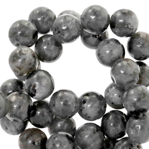 Piedras Naturales Labradorita 6mm Negro antracita