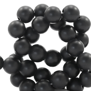 Piedras naturales 6mm Negro mate