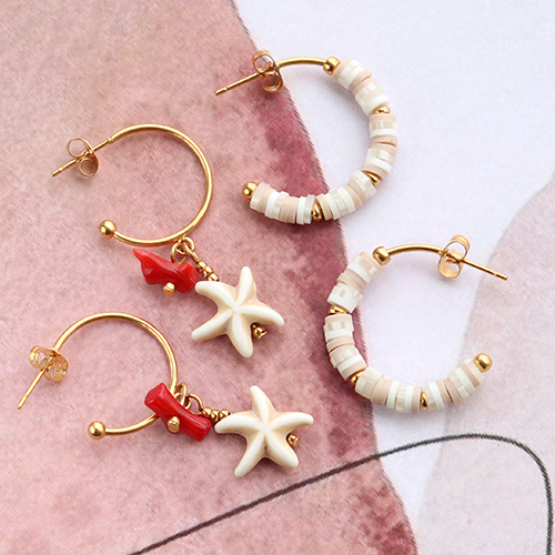 As&iacute; se crean pendientes de moda con fornituras de pendientes en acero inoxidable:
