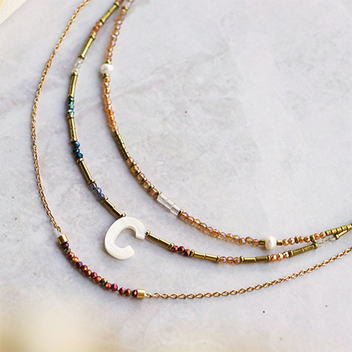 Ponte en marcha para dise&ntilde;ar collares con abalorios faceteados